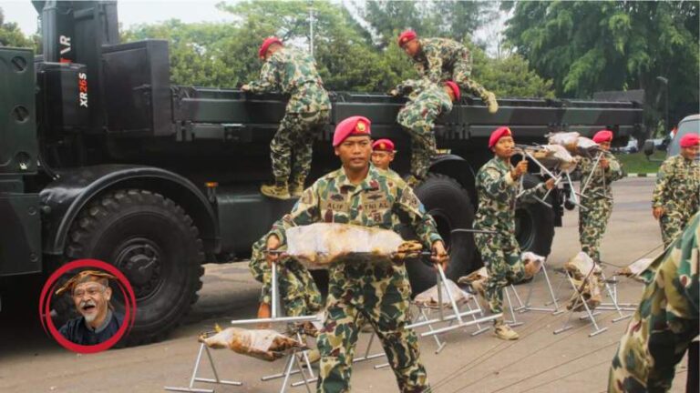 kambing guling heboh di jakarta