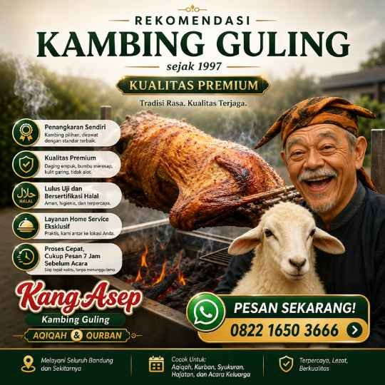 Rekomendasi Kambing Guling Kang Asep
